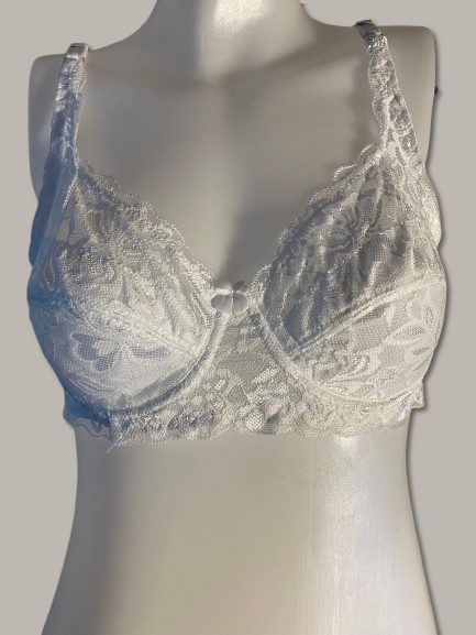 Soutien-gorge dentelle légère blanc